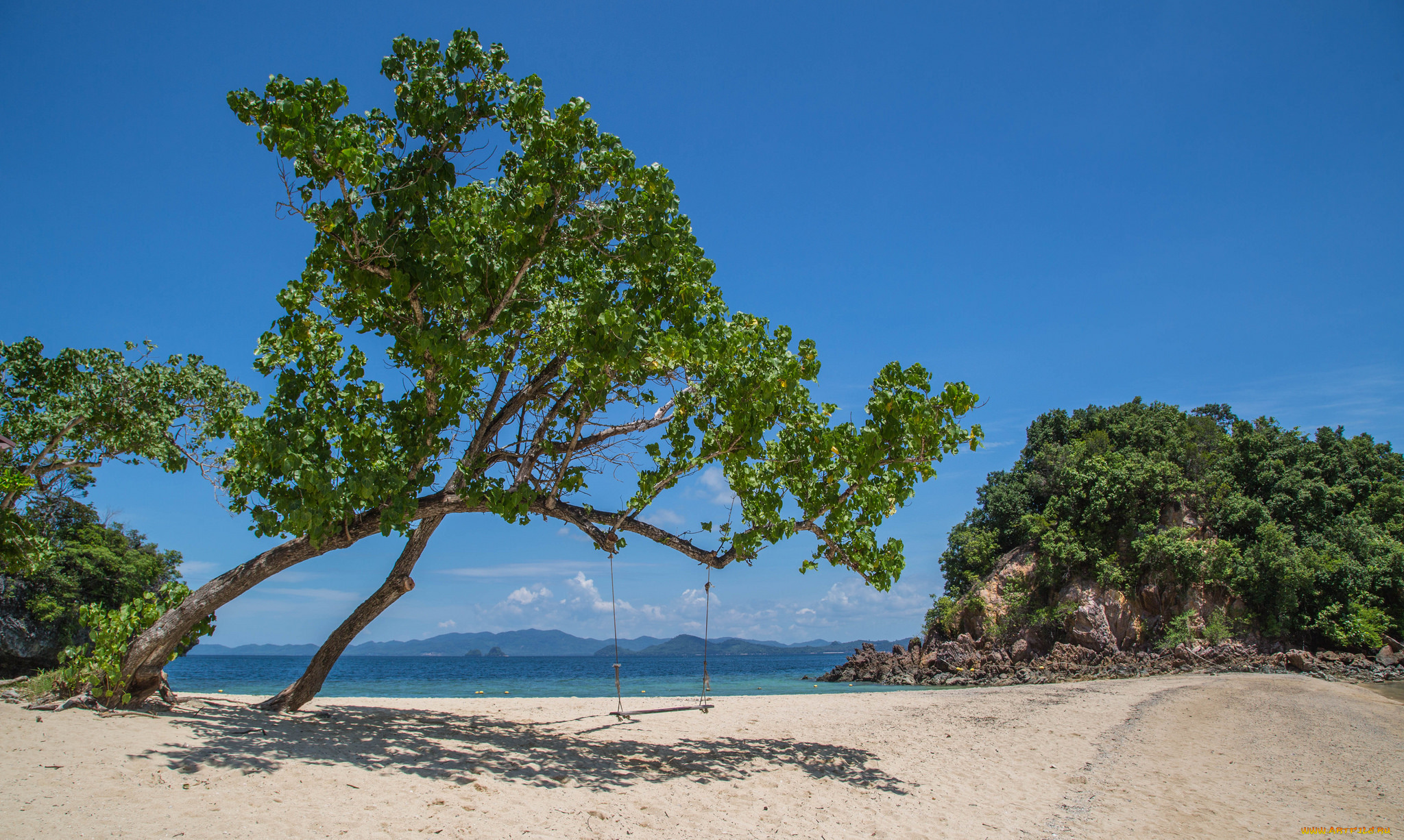 природа, побережье, простор