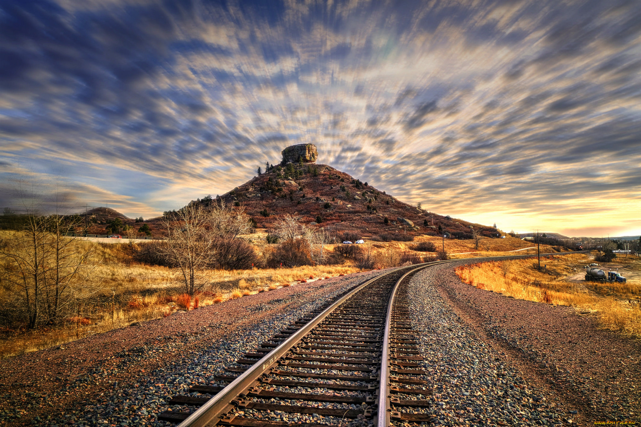 природа, дороги, простор