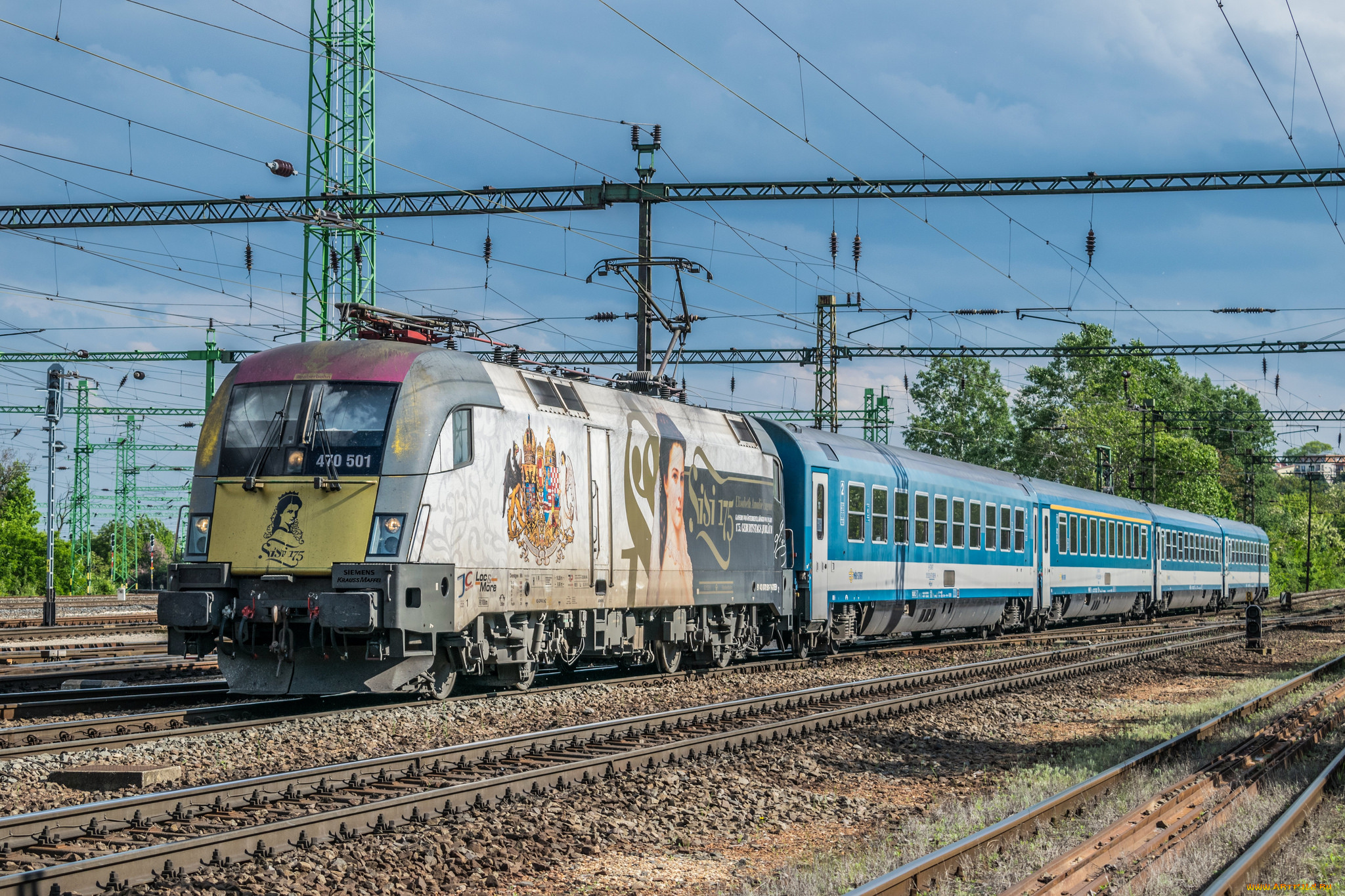 техника, электровозы, состав, локомотив