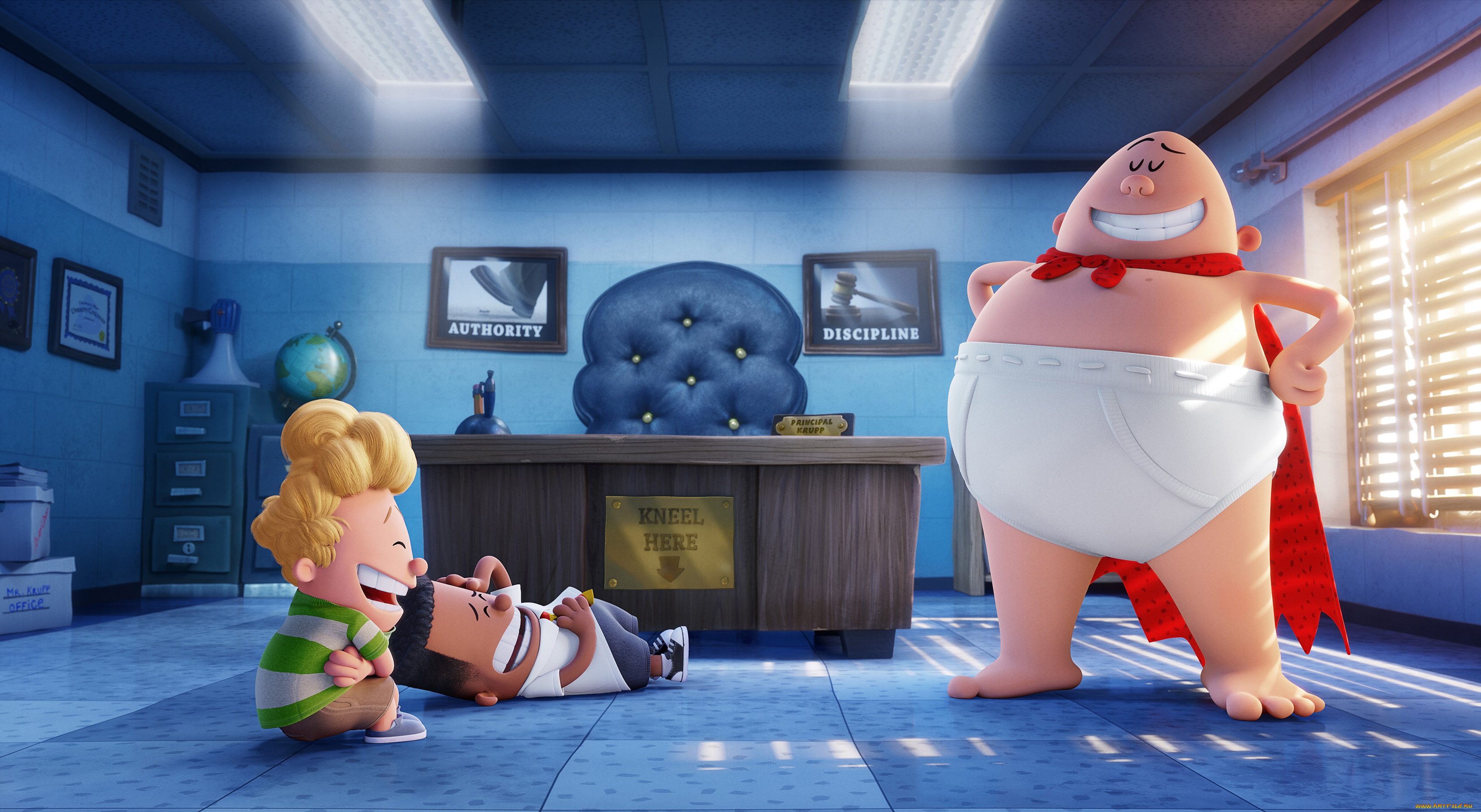 мультфильмы, captain, underpants, captain, underpants