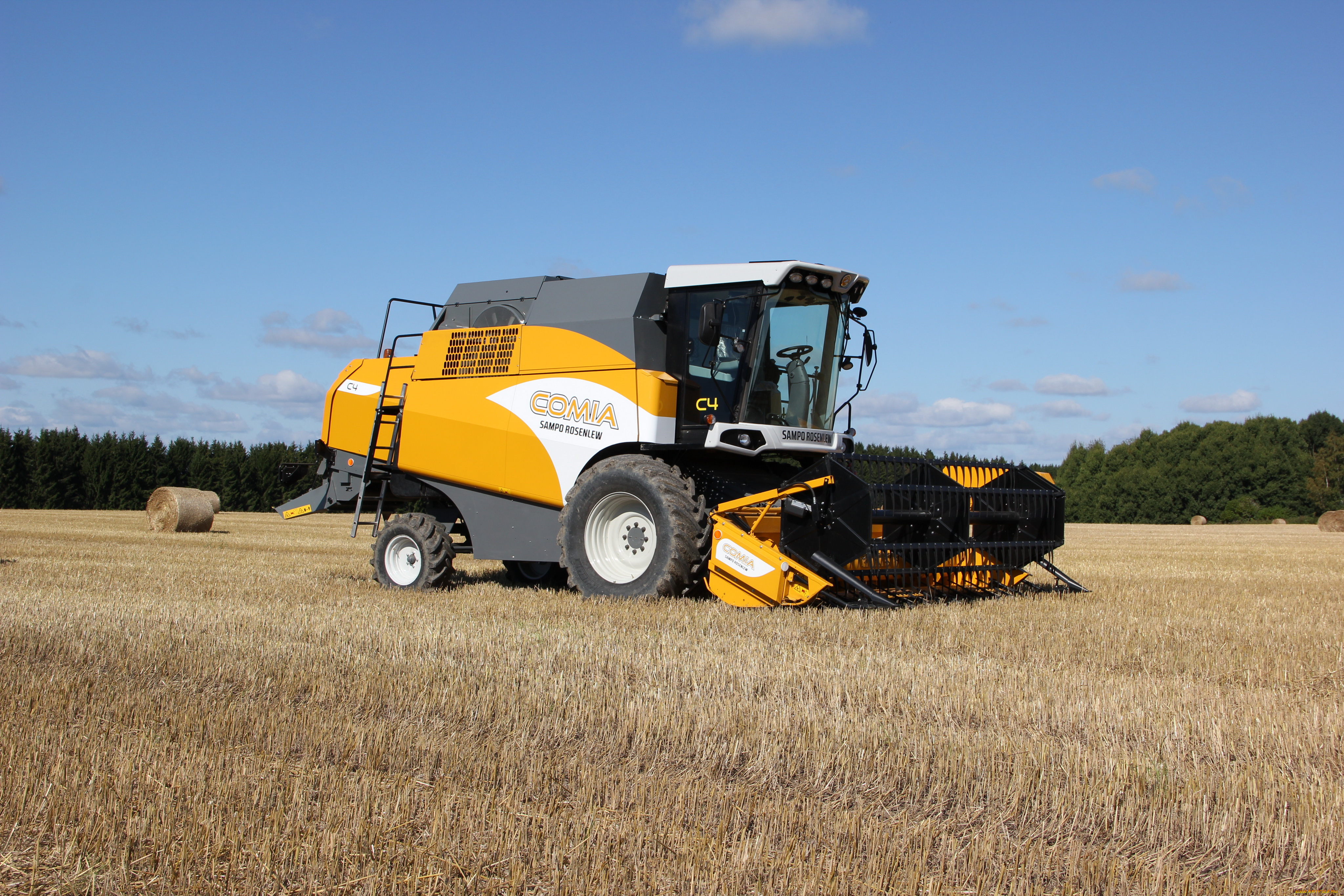 техника, комбайны, sampo