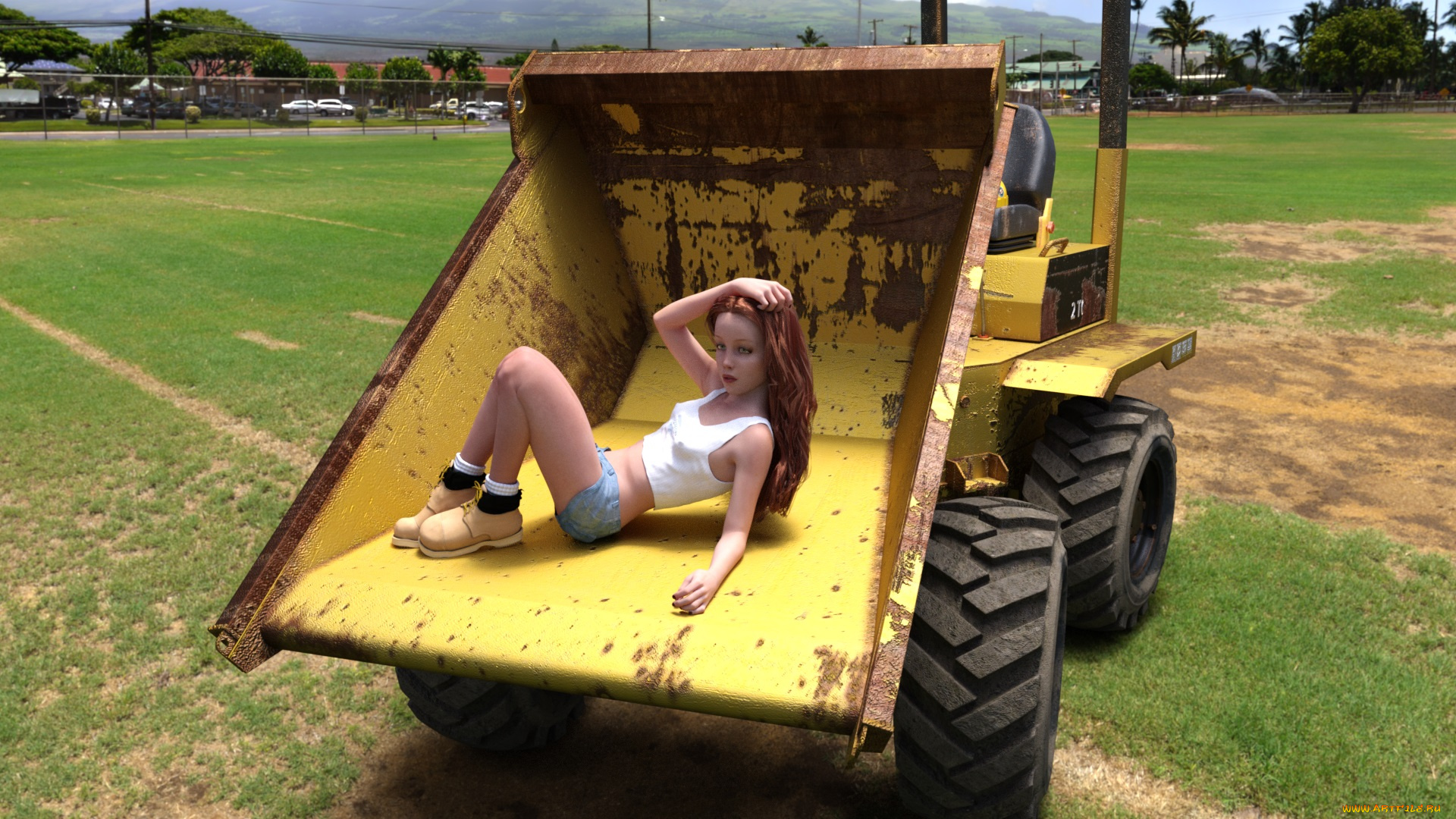 3д, графика, люди, , people, девушка, взгляд, фон