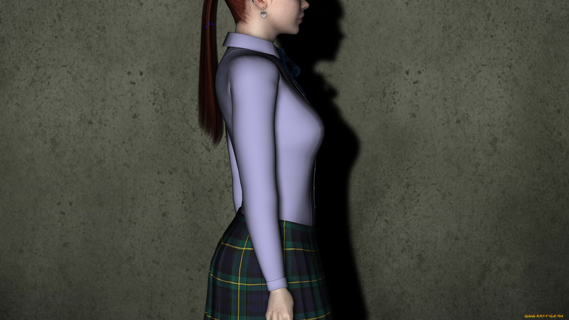 3д, графика, люди, , people, взгляд, фон, девушка