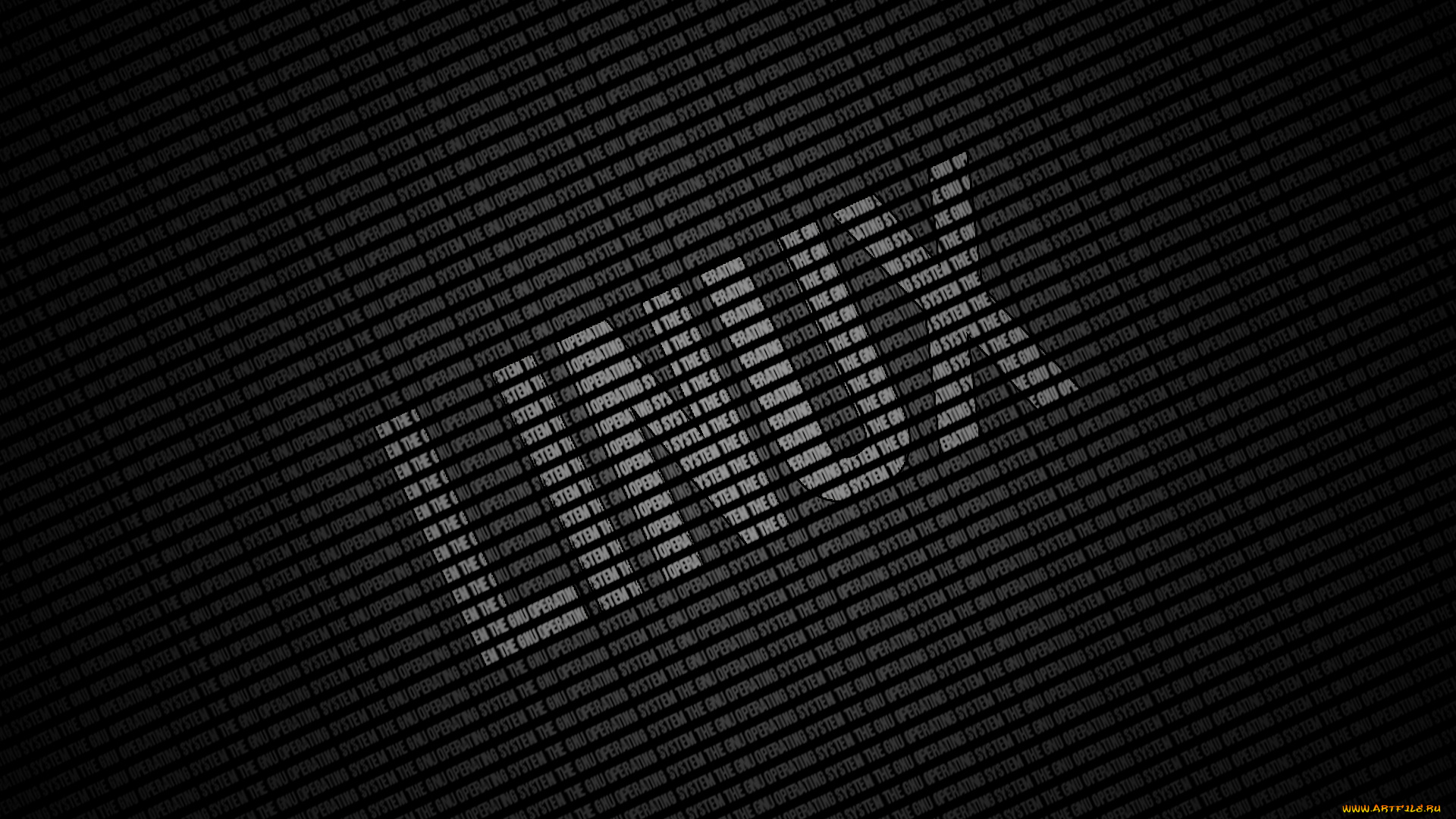 компьютеры, linux, логотип, фон