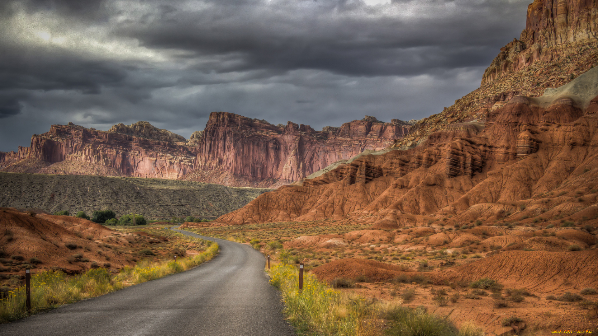 природа, дороги, простор