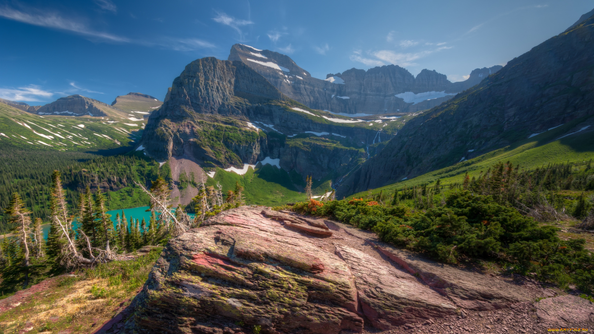 природа, горы, простор