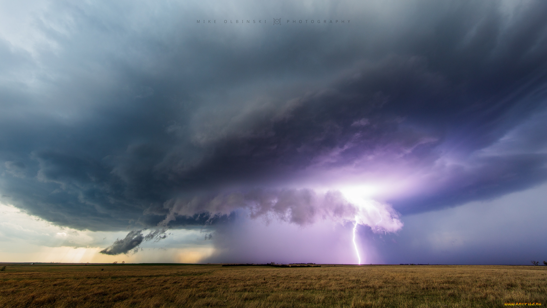 природа, молния, , гроза, простор