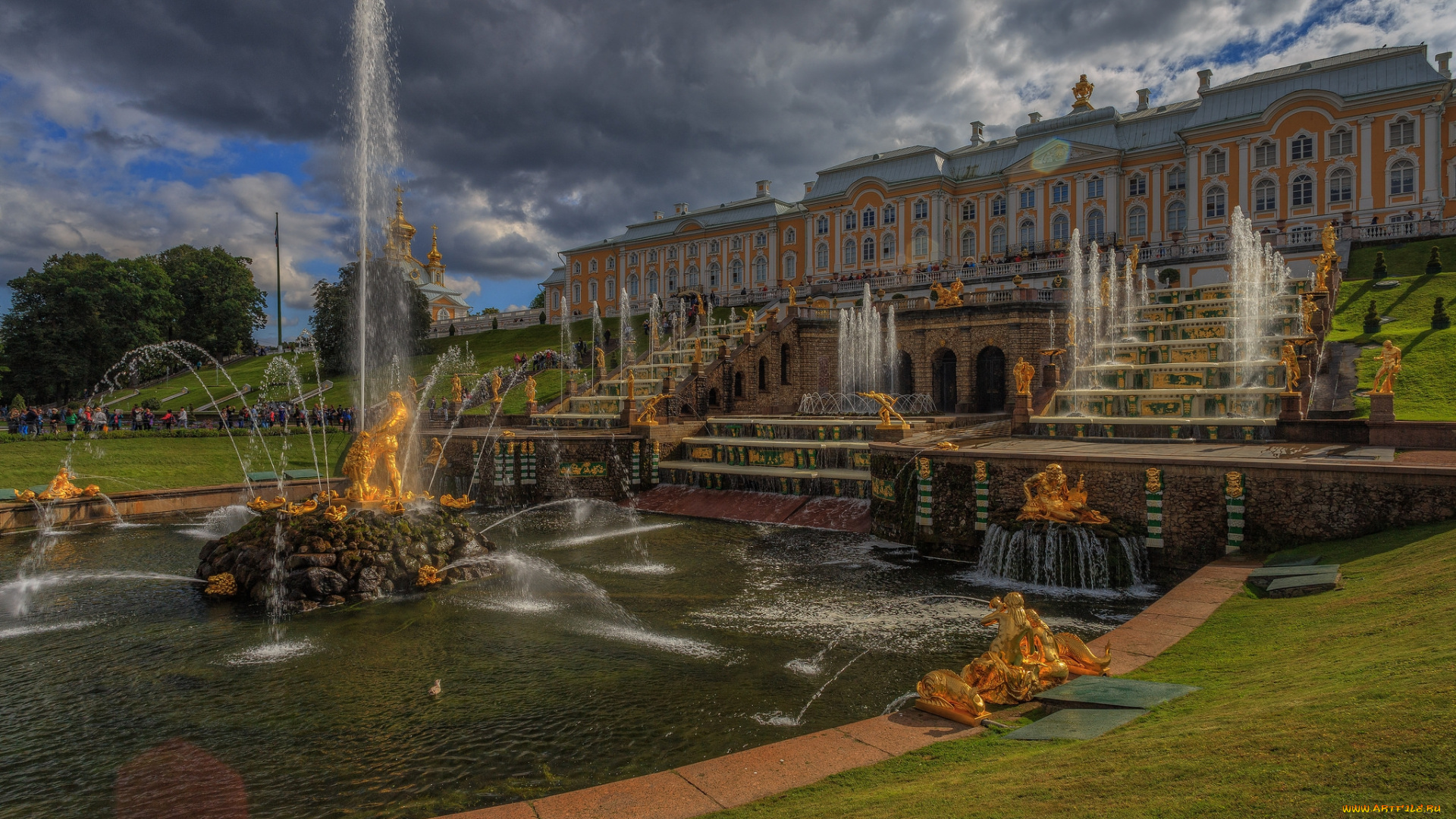 санкт-петербург, , россия, города, , петергоф, , россия, простор