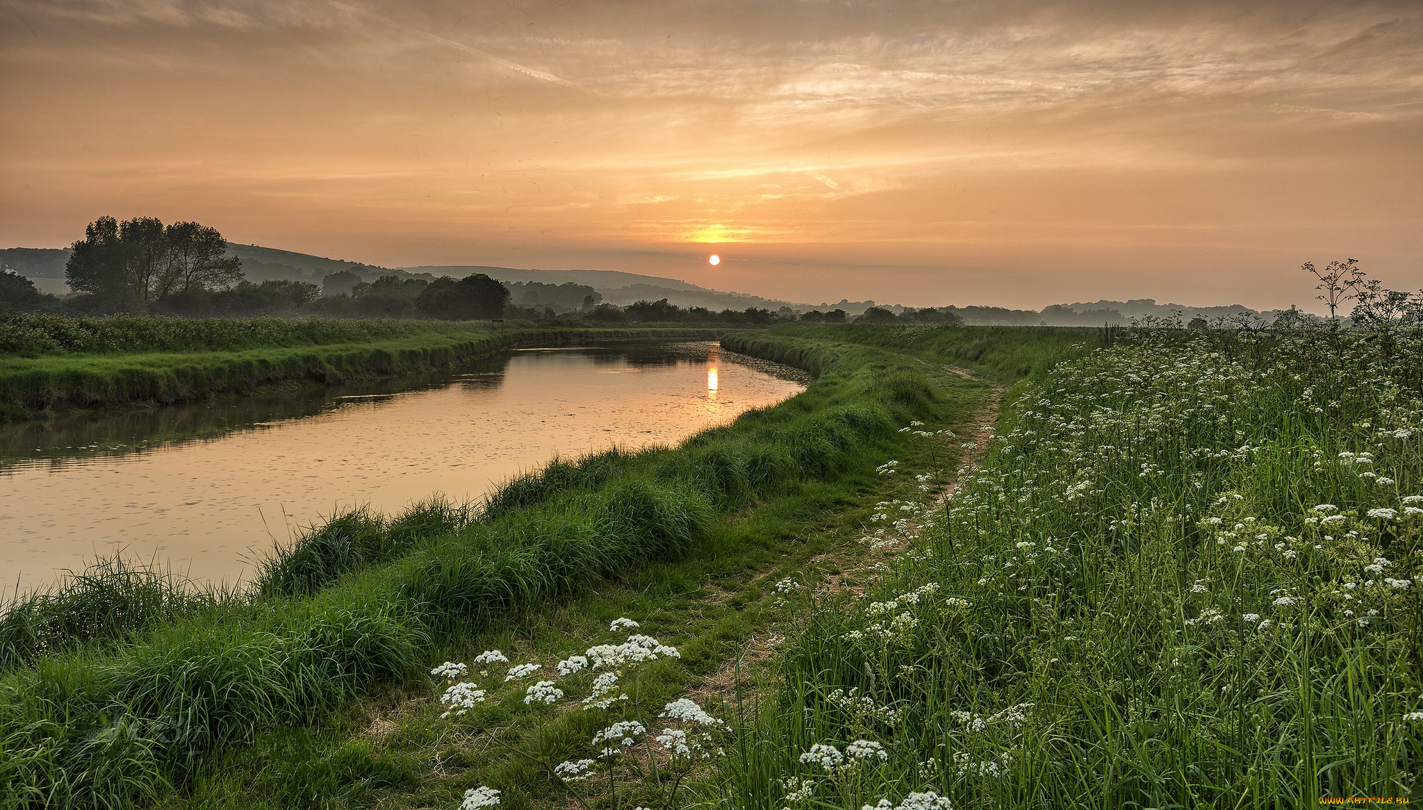 природа, реки, озера, простор