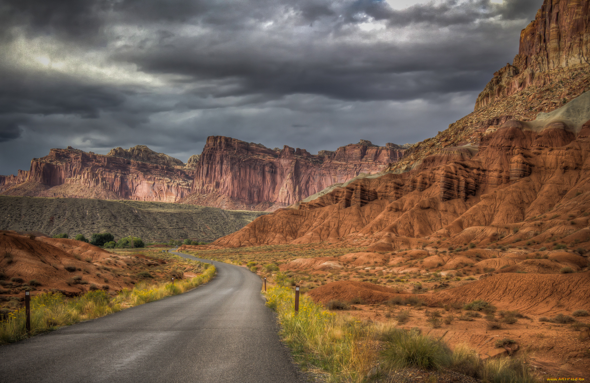 природа, дороги, простор