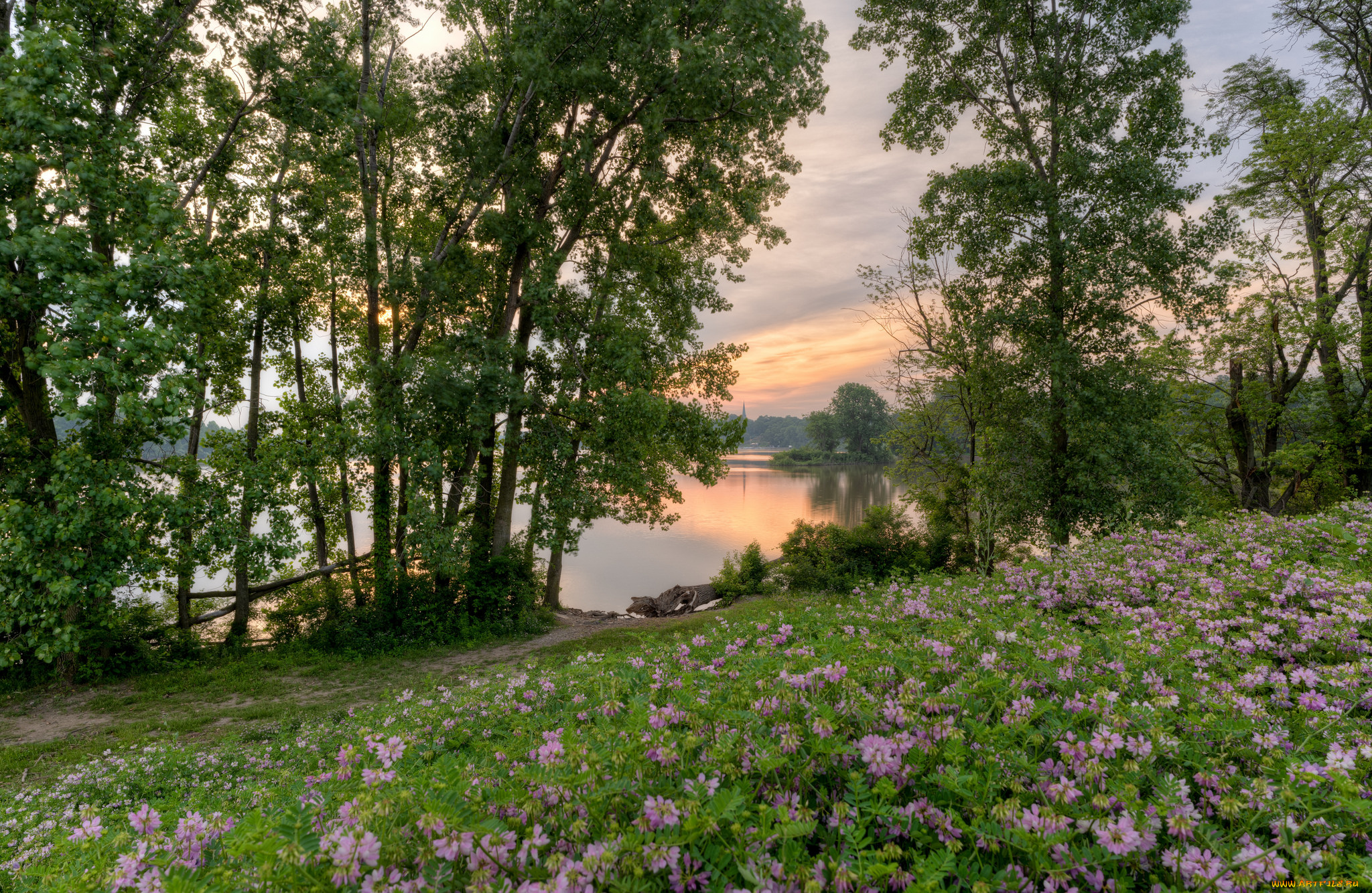 природа, реки, озера, простор