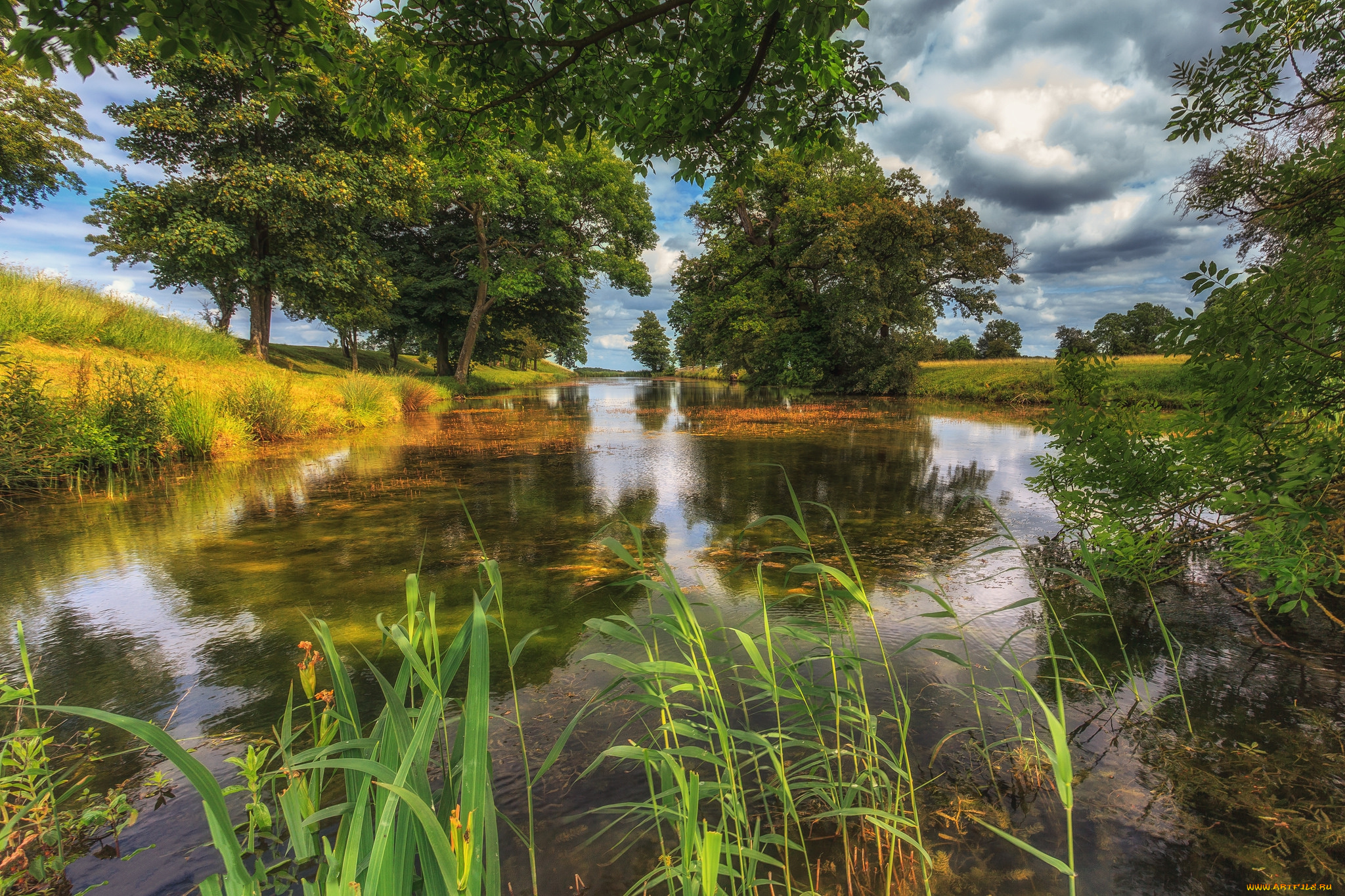 природа, реки, озера, простор