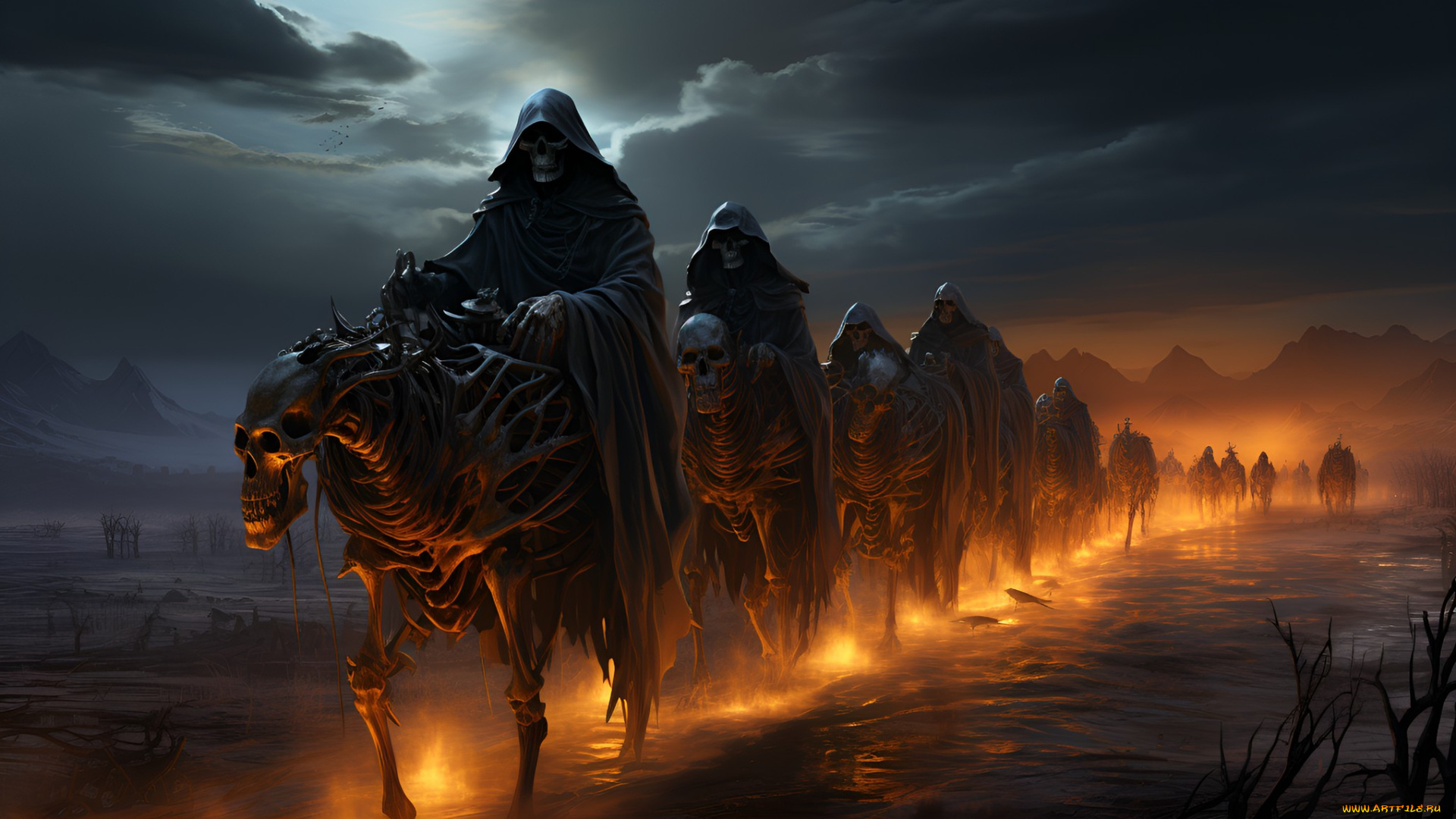 фэнтези, нежить, нейросети, графика, нейроарт, ai, art, нейронные, сети, рисунки, нейро, искусство