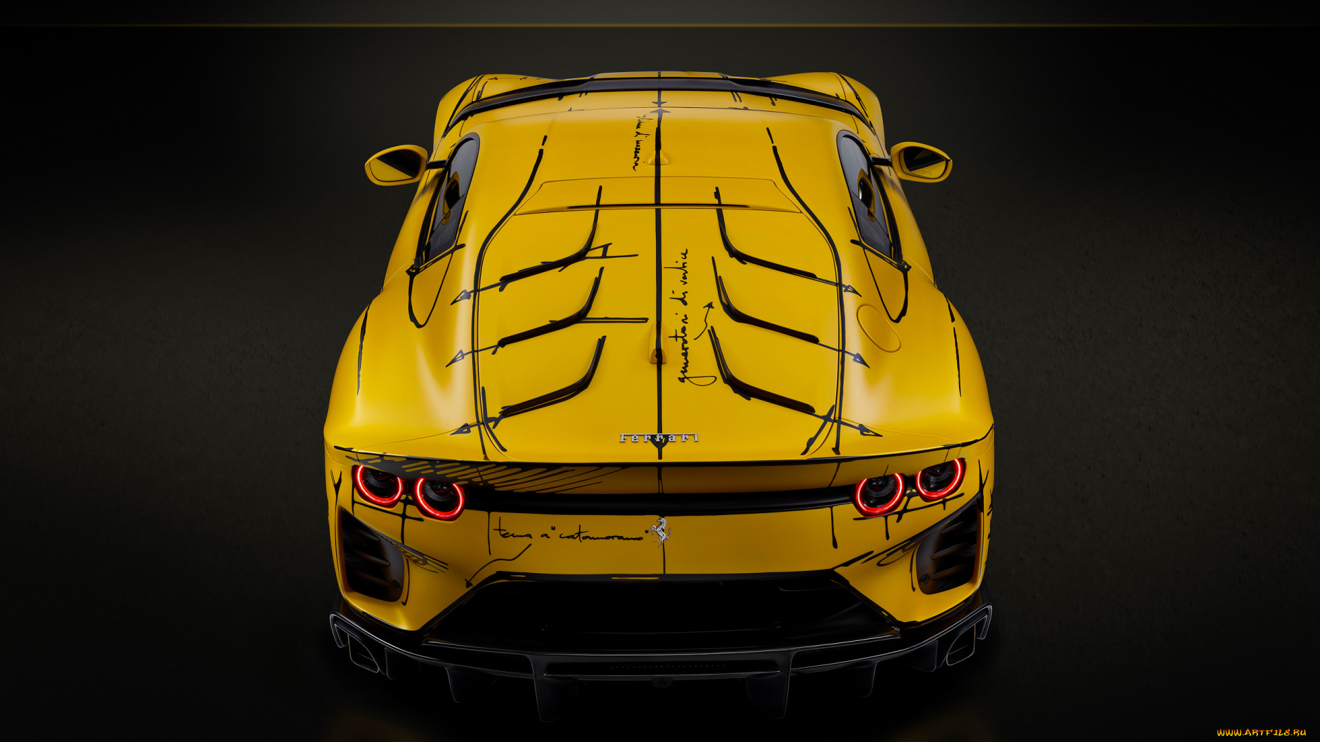 ferrari, 812, competizione, tailor, made, inspired, by, blanc, sheet, 2023, автомобили, ferrari, ferrari812, competizione, tailor, made, inspired, by, blanc, sheet, тюнинг, крыша, феррари