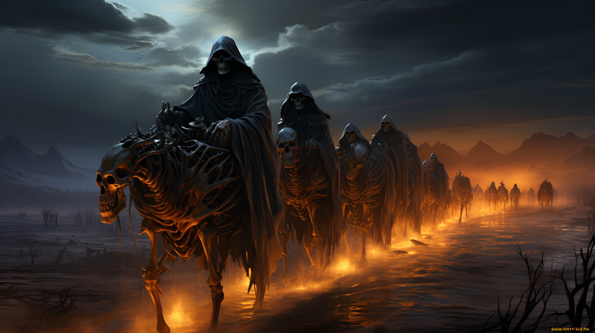 фэнтези, нежить, нейросети, графика, нейроарт, ai, art, нейронные, сети, рисунки, нейро, искусство