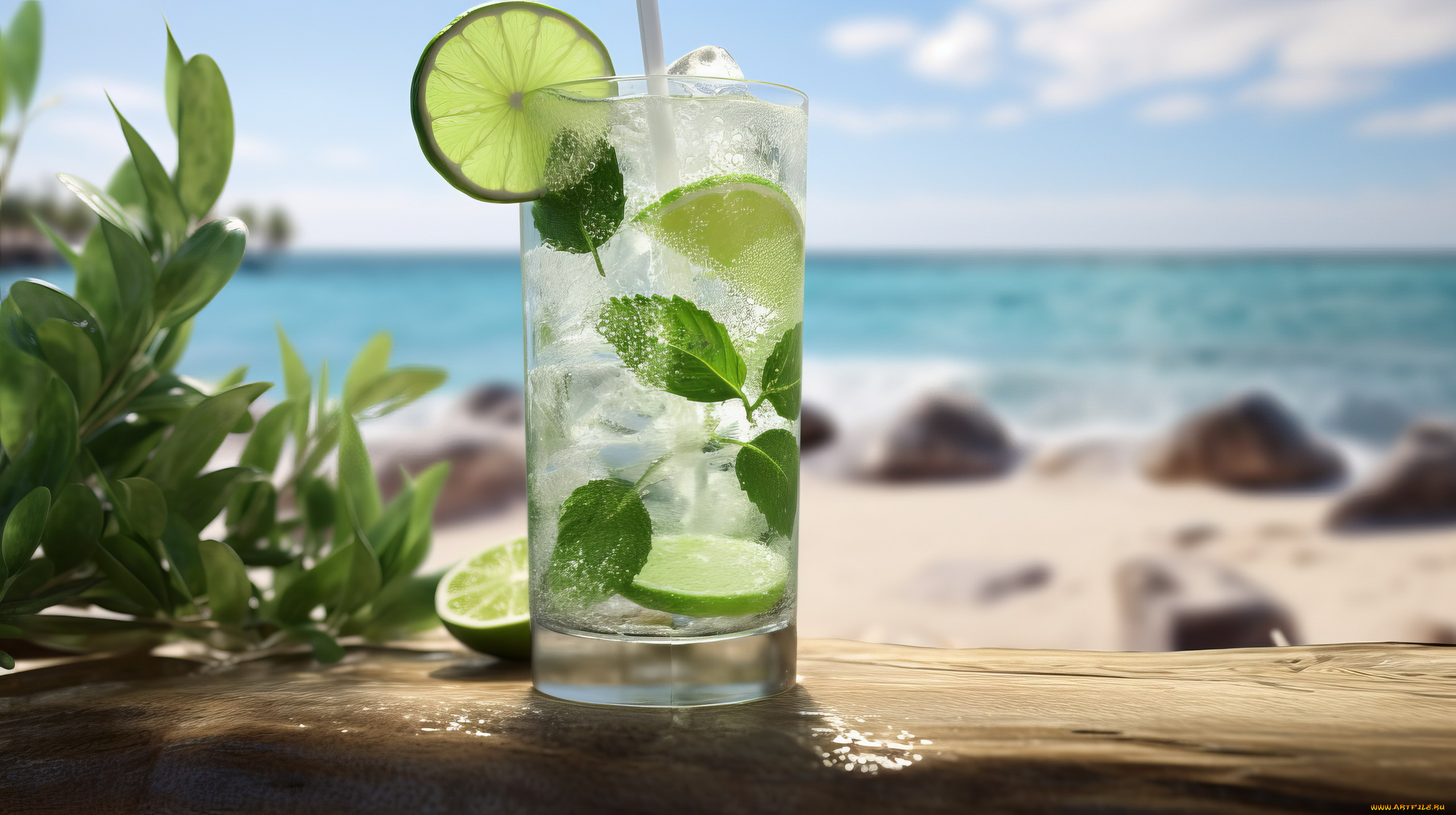 еда, напитки, , коктейль, мята, лайм, коктейль, лед, мохито