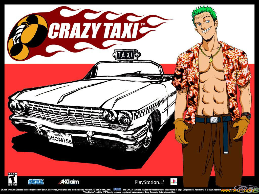 crazy, taxi, видео, игры