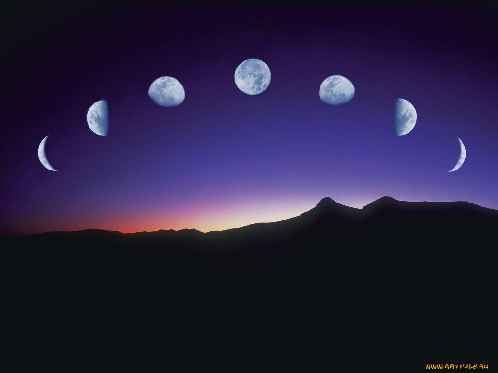 космос, луна