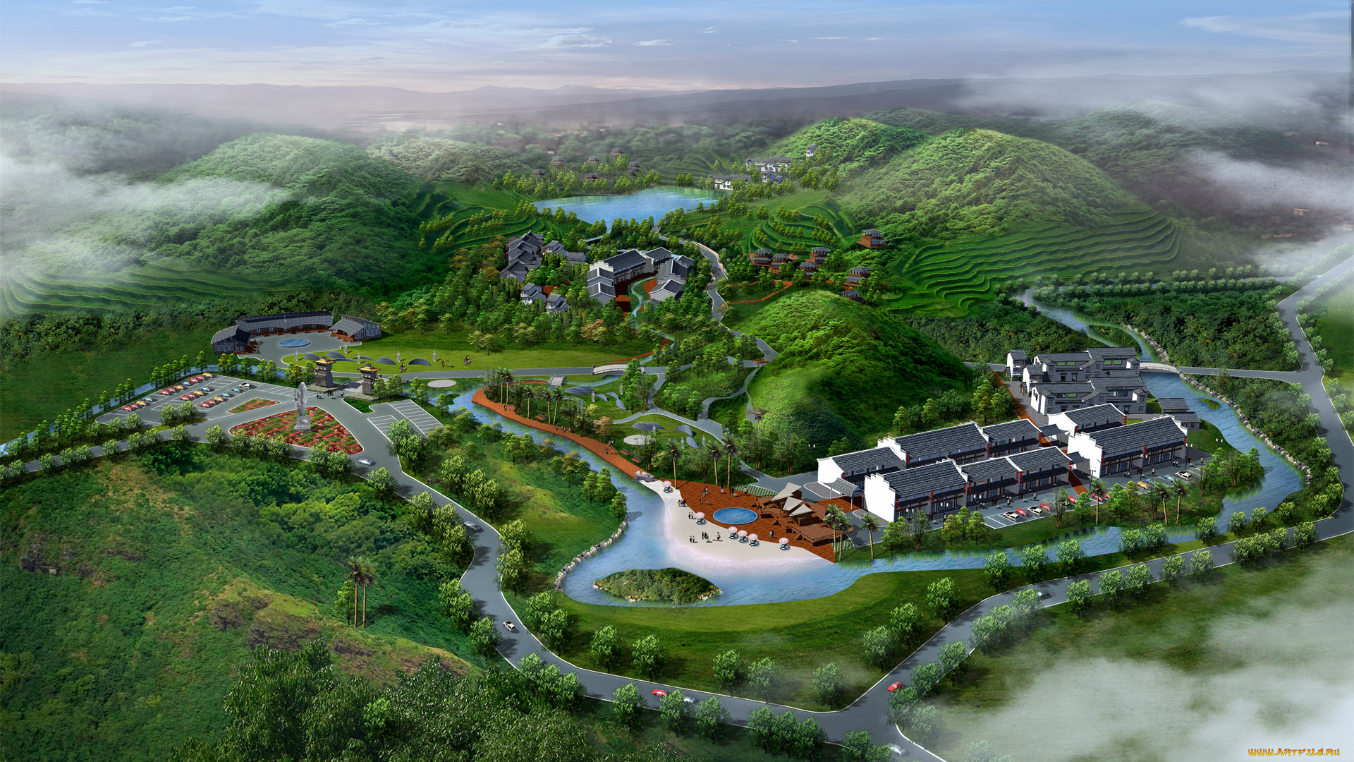 3д, графика, architecture, архитектура