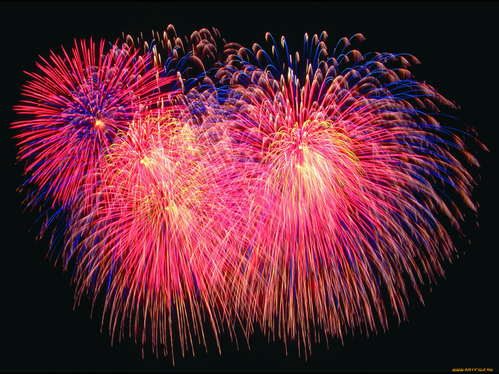 разное, салюты, фейерверки