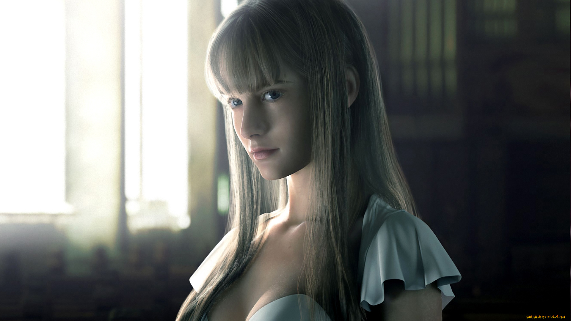 church, girl, 3д, графика, people, люди