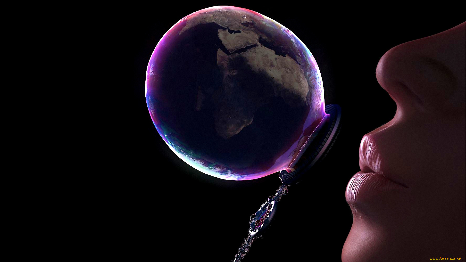 new, world, 3д, графика, другое