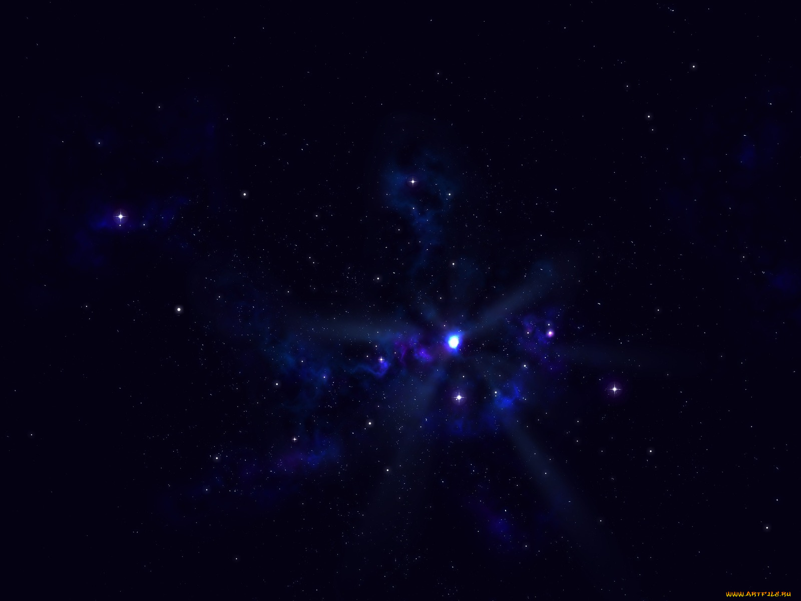 космос, арт, темнота, звёзды, свет, бездна, тьма, пространство