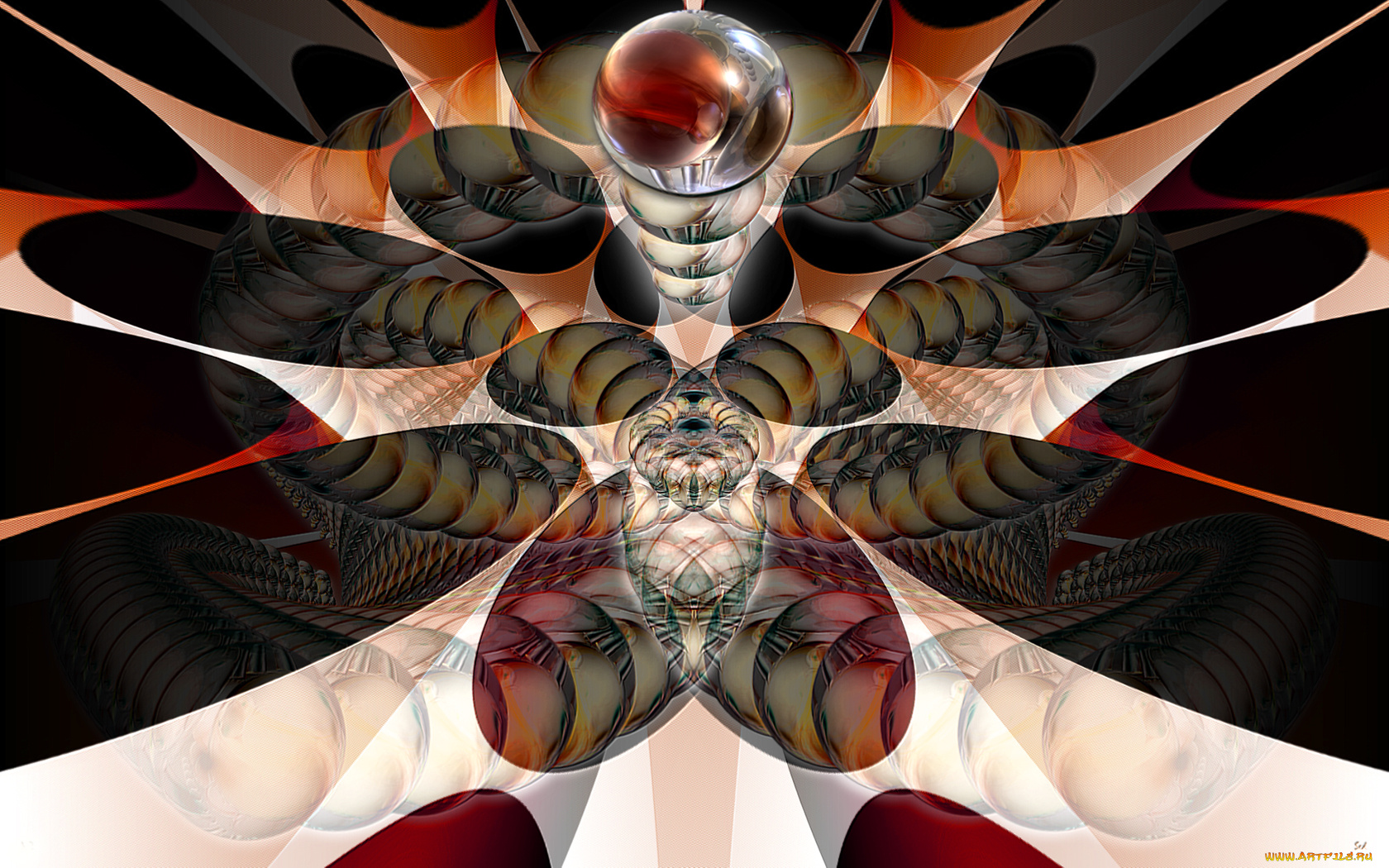 3д, графика, fractal, фракталы, абстракция