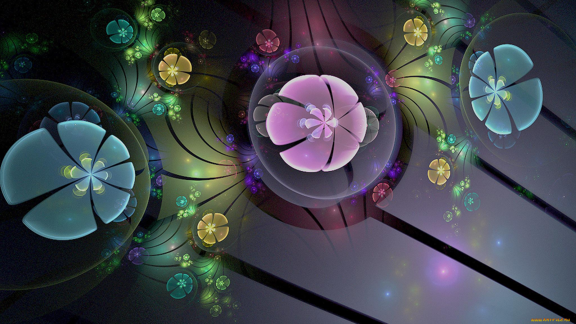 3д, графика, fractal, фракталы, фрактал, узор