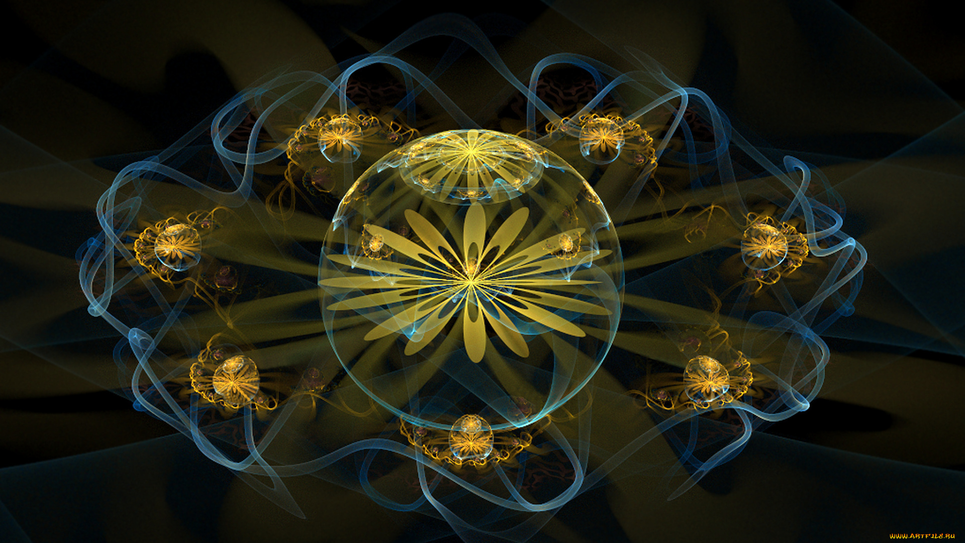 3д, графика, fractal, фракталы, узор, фрактал, тёмный