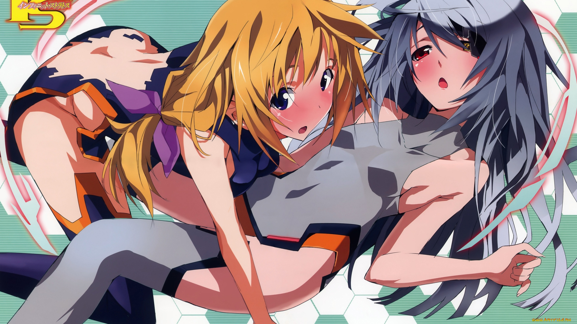 аниме, infinite, stratos, девушки