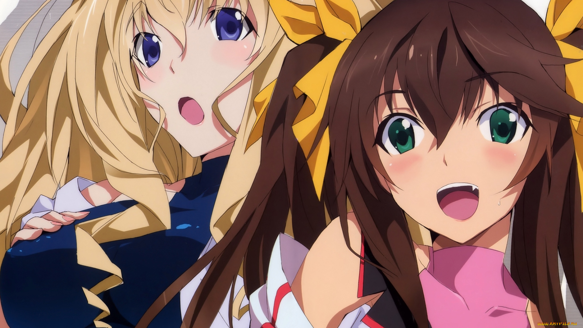 аниме, infinite, stratos, девушки