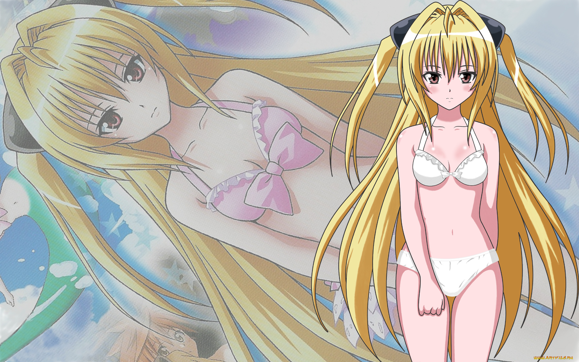 аниме, to, love, ru, девушка