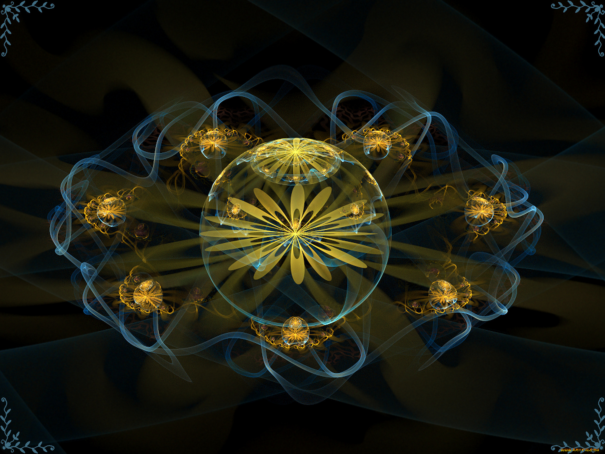 3д, графика, fractal, фракталы, узор, фрактал, тёмный