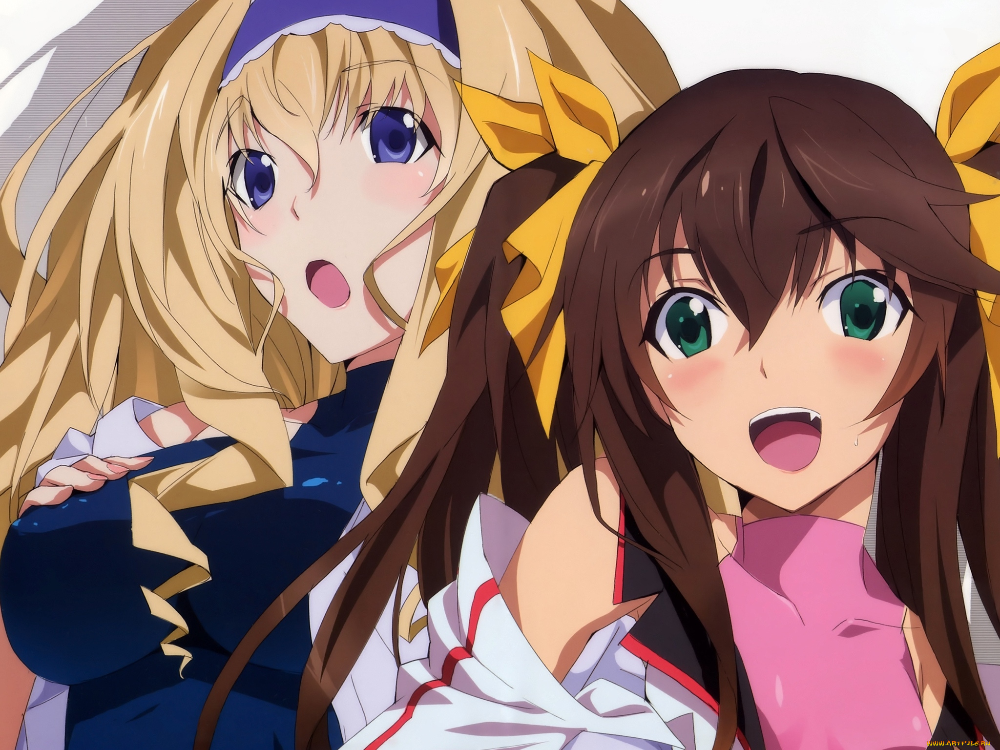 аниме, infinite, stratos, девушки