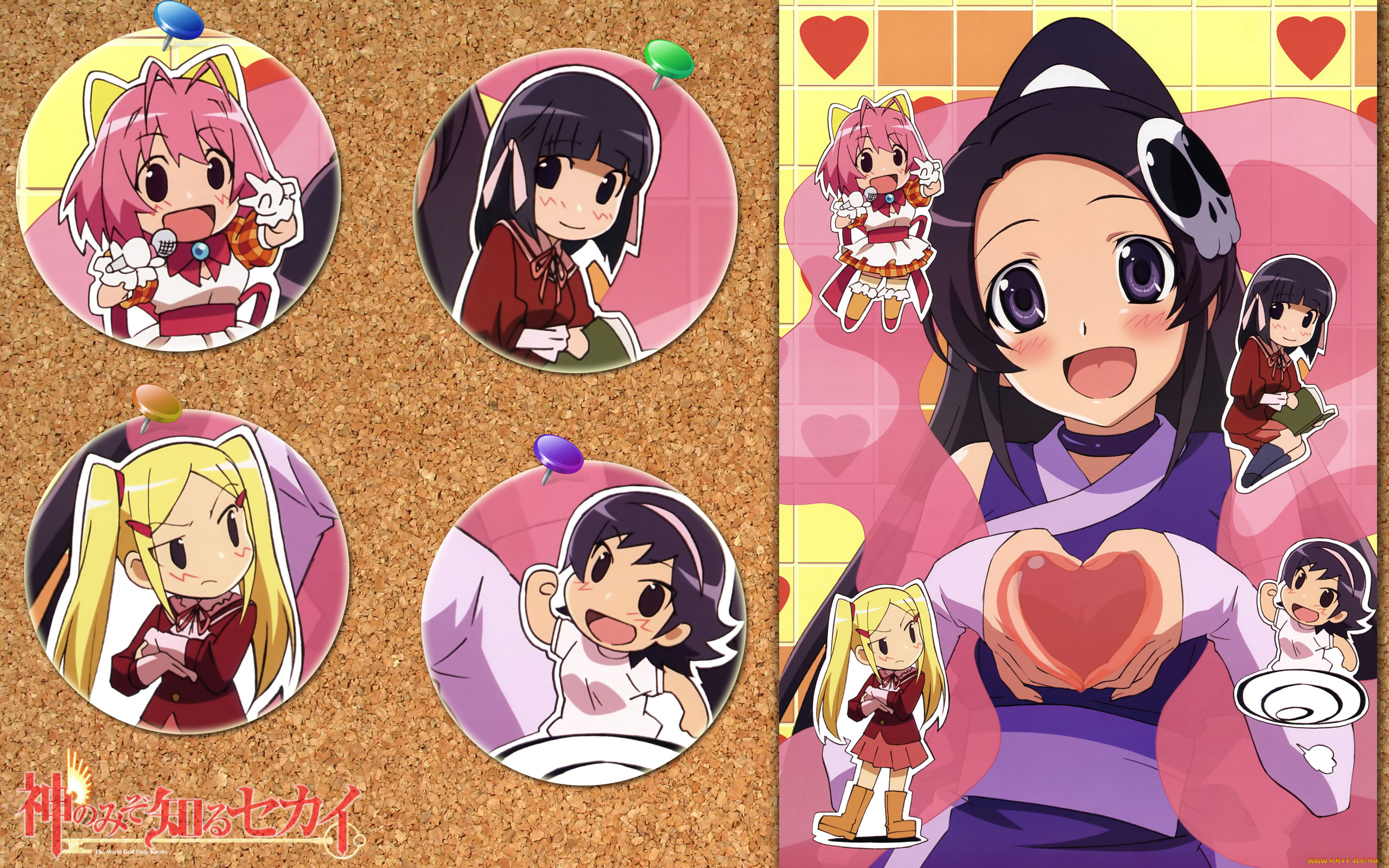 the, world, god, only, knows, аниме, kami, nomi, zo, shiru, sekai, девушка