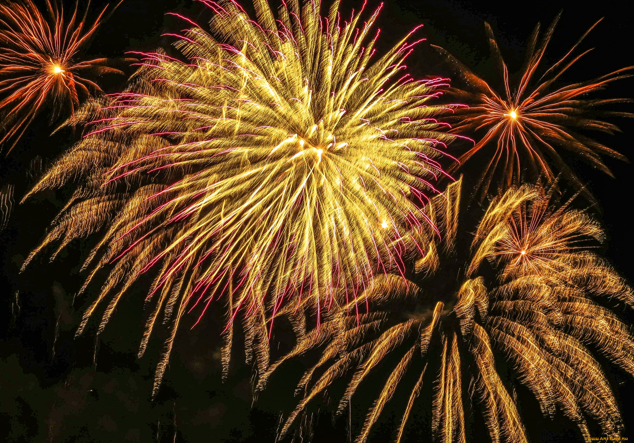 разное, салюты, фейерверки, праздник