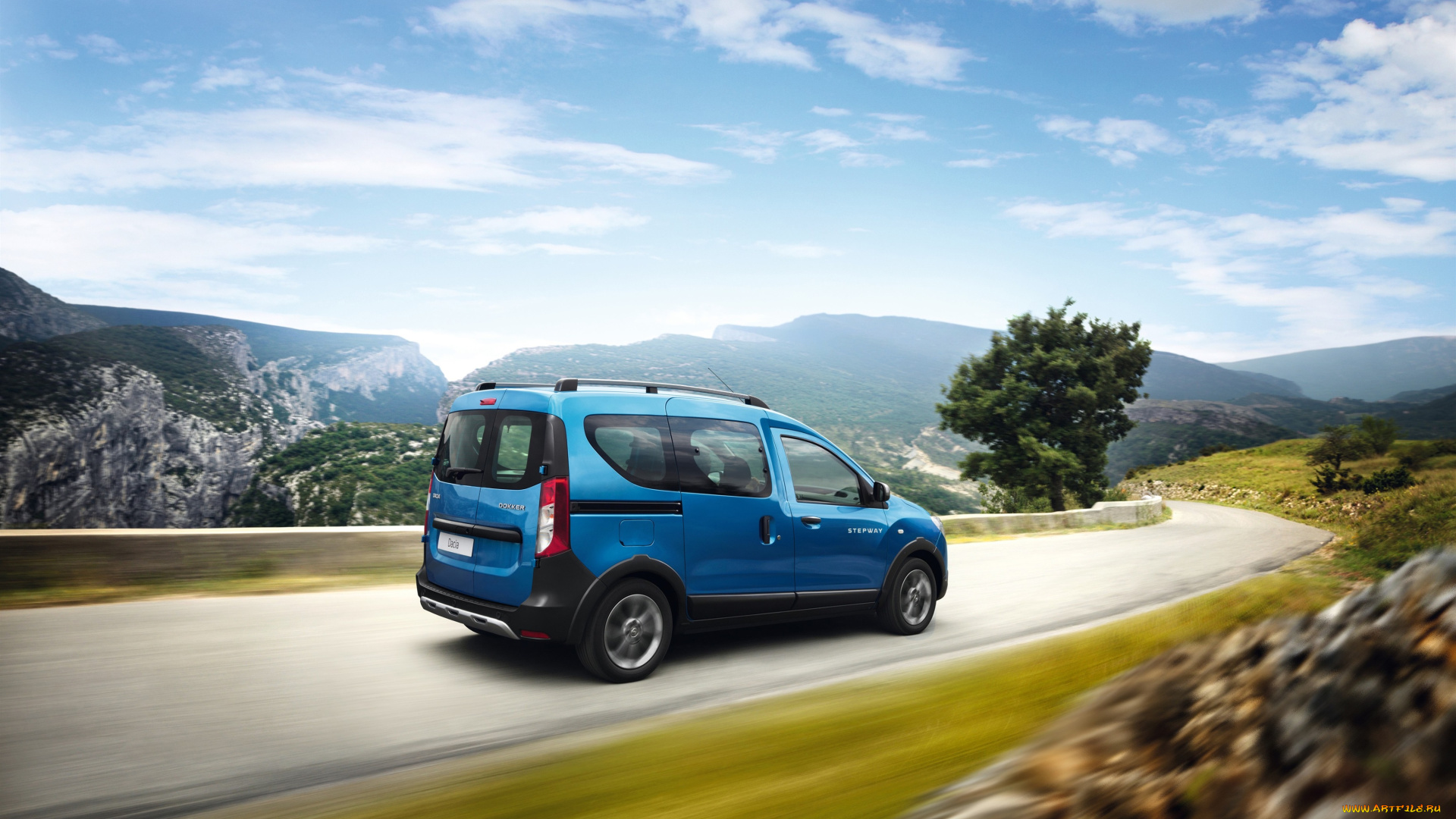 автомобили, dacia, синий, stepway, 2014г, dokker