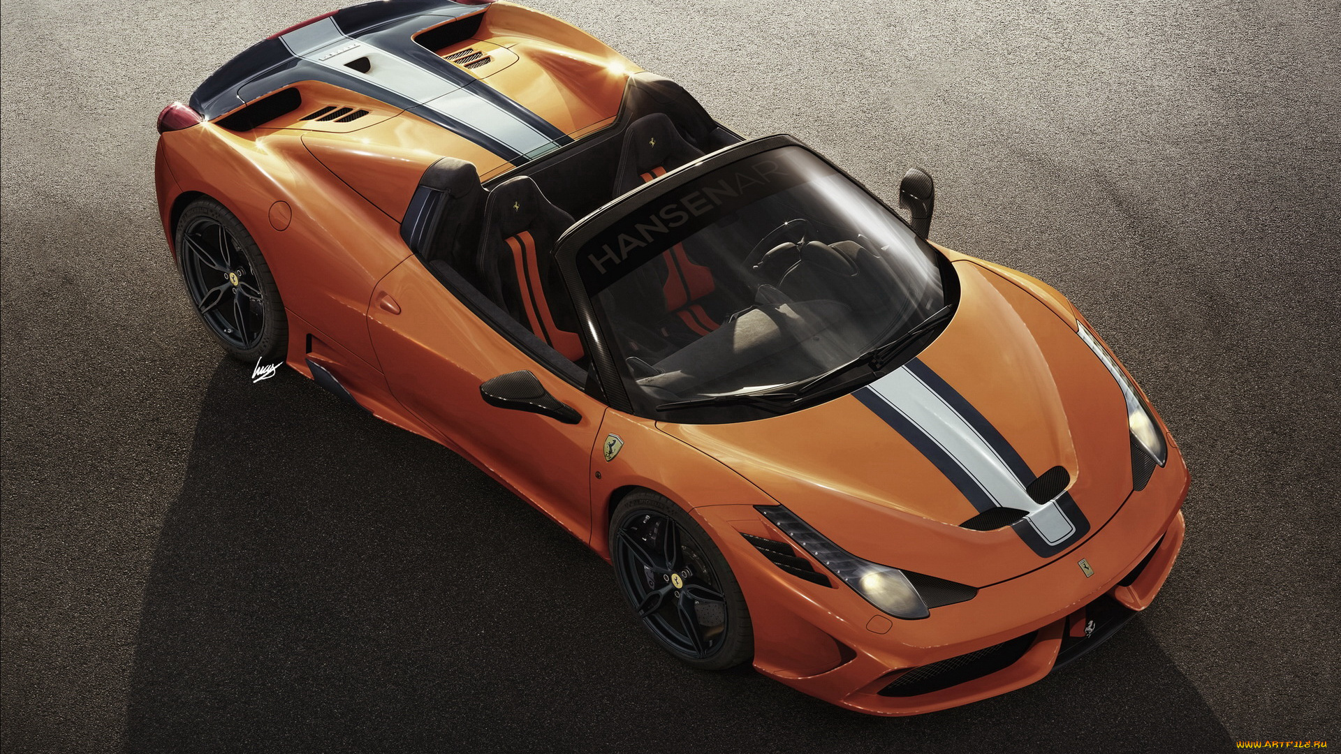 автомобили, ferrari, желтый