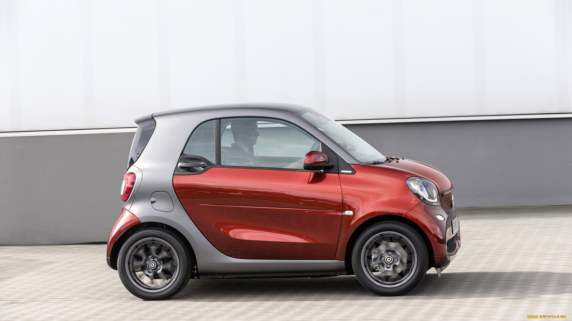 автомобили, smart, c453, brabus, tailor, made, coupе, fortwo, красный, 2014г