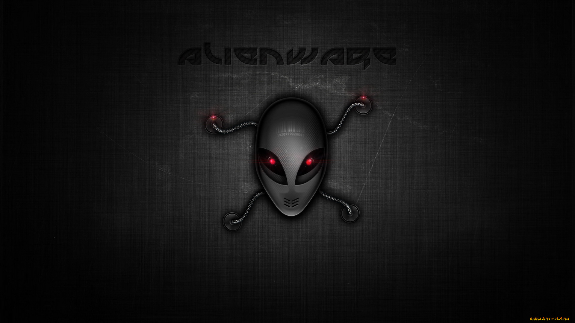 компьютеры, alienware, логотип, фон