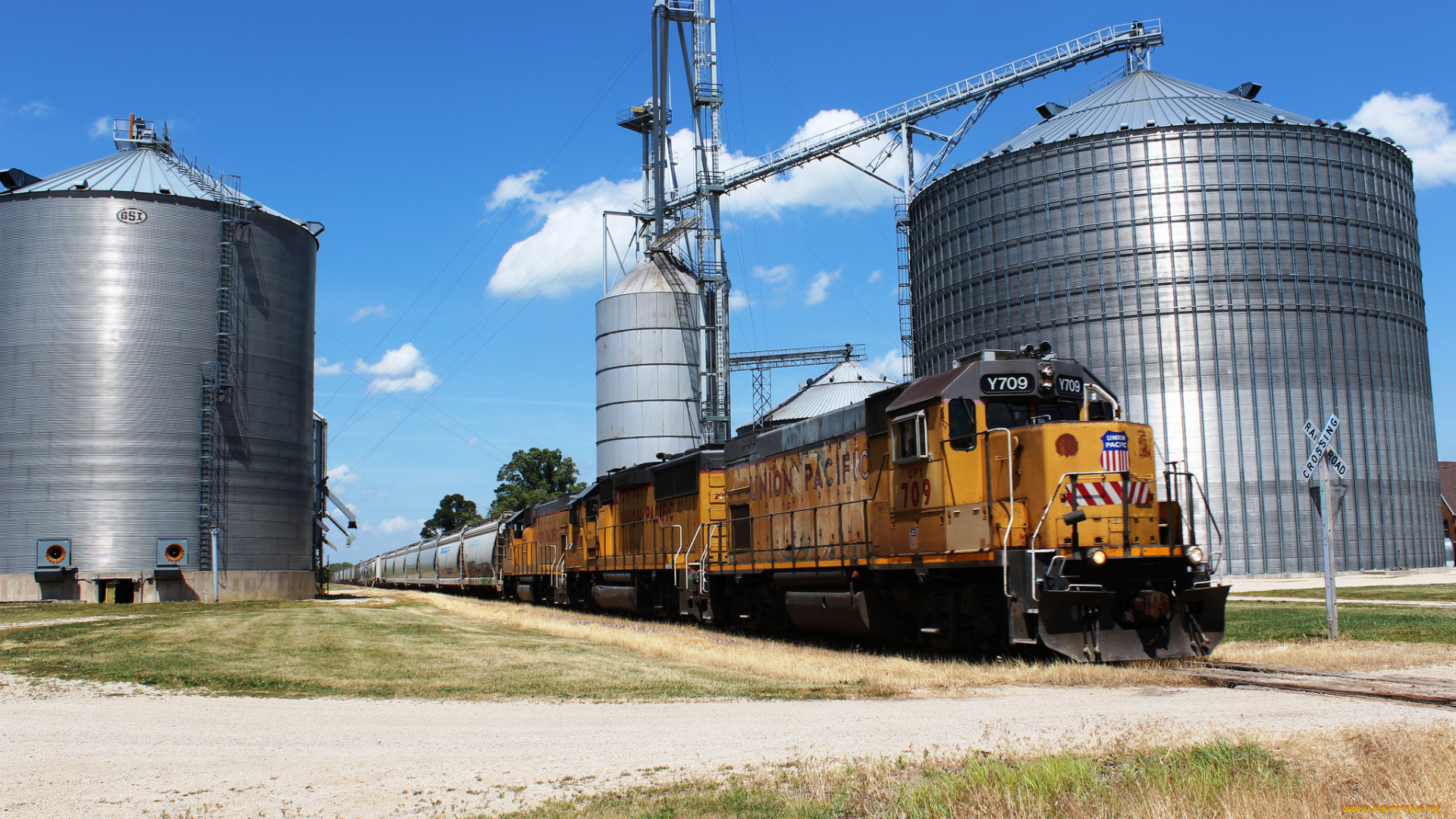 техника, поезда, локомотив, рельсы, дорога, состав, железная