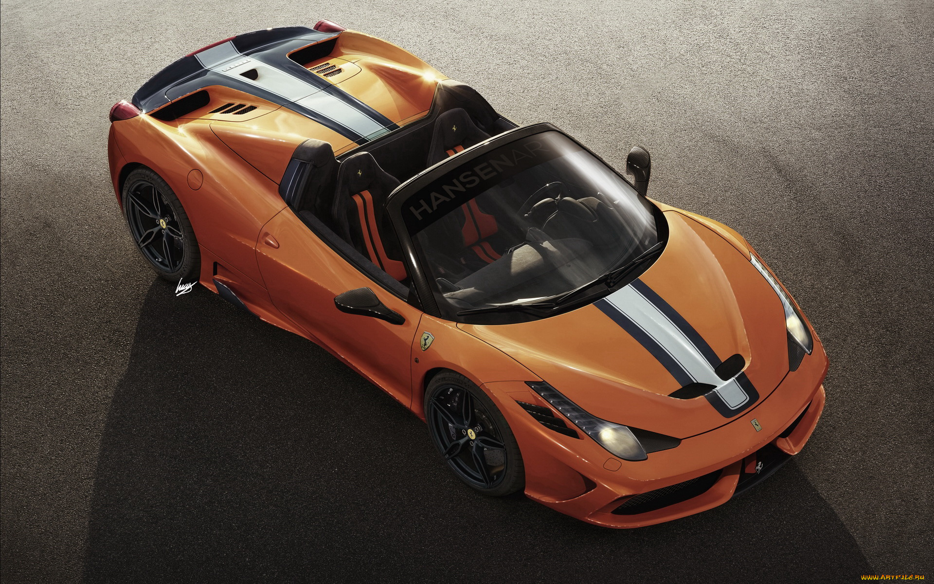 автомобили, ferrari, желтый