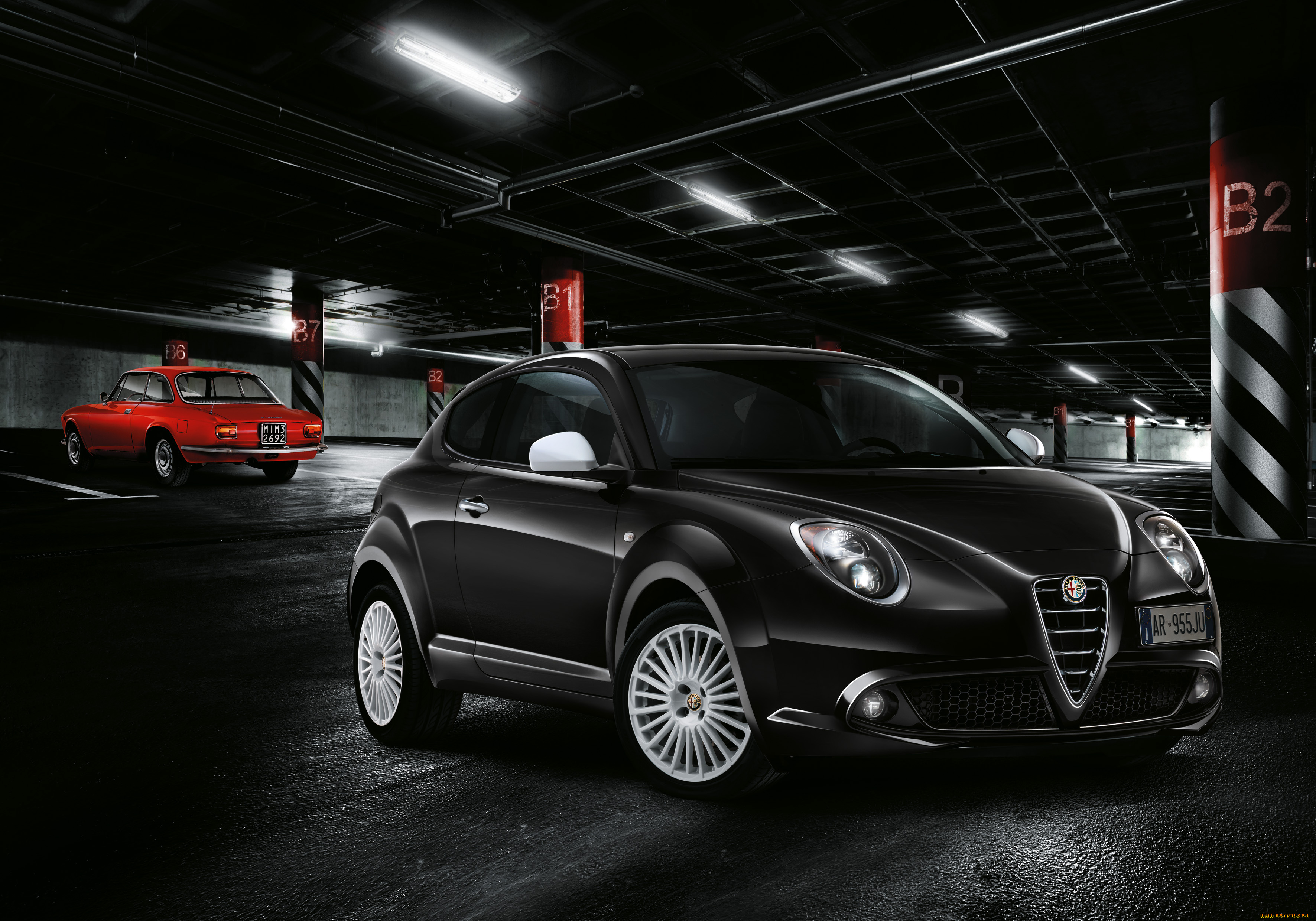 автомобили, alfa, romeo, alfa, romeo, темный, 2014г, 955, junior, mito