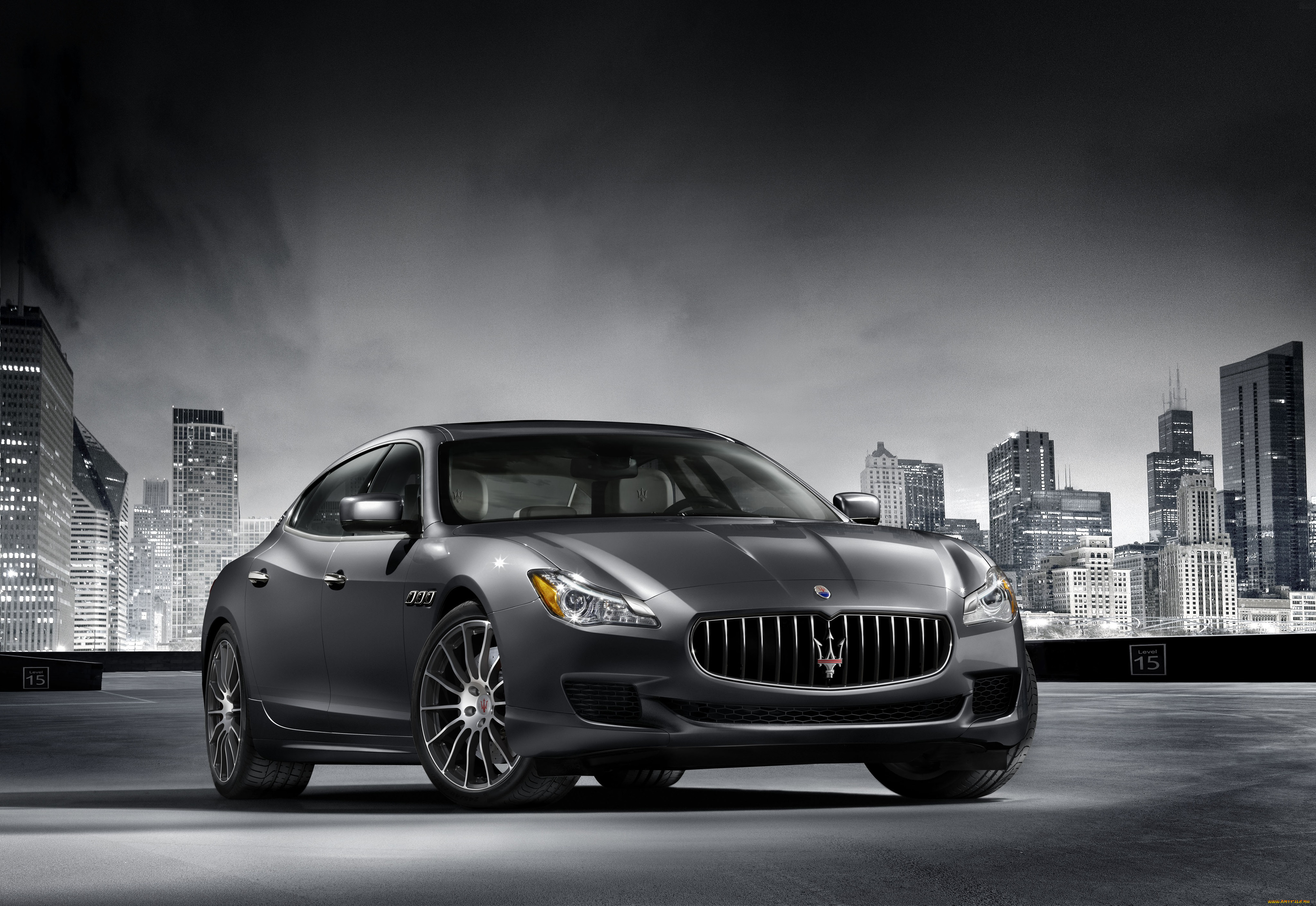 автомобили, maserati, темный, 2014г, gts, quattroporte