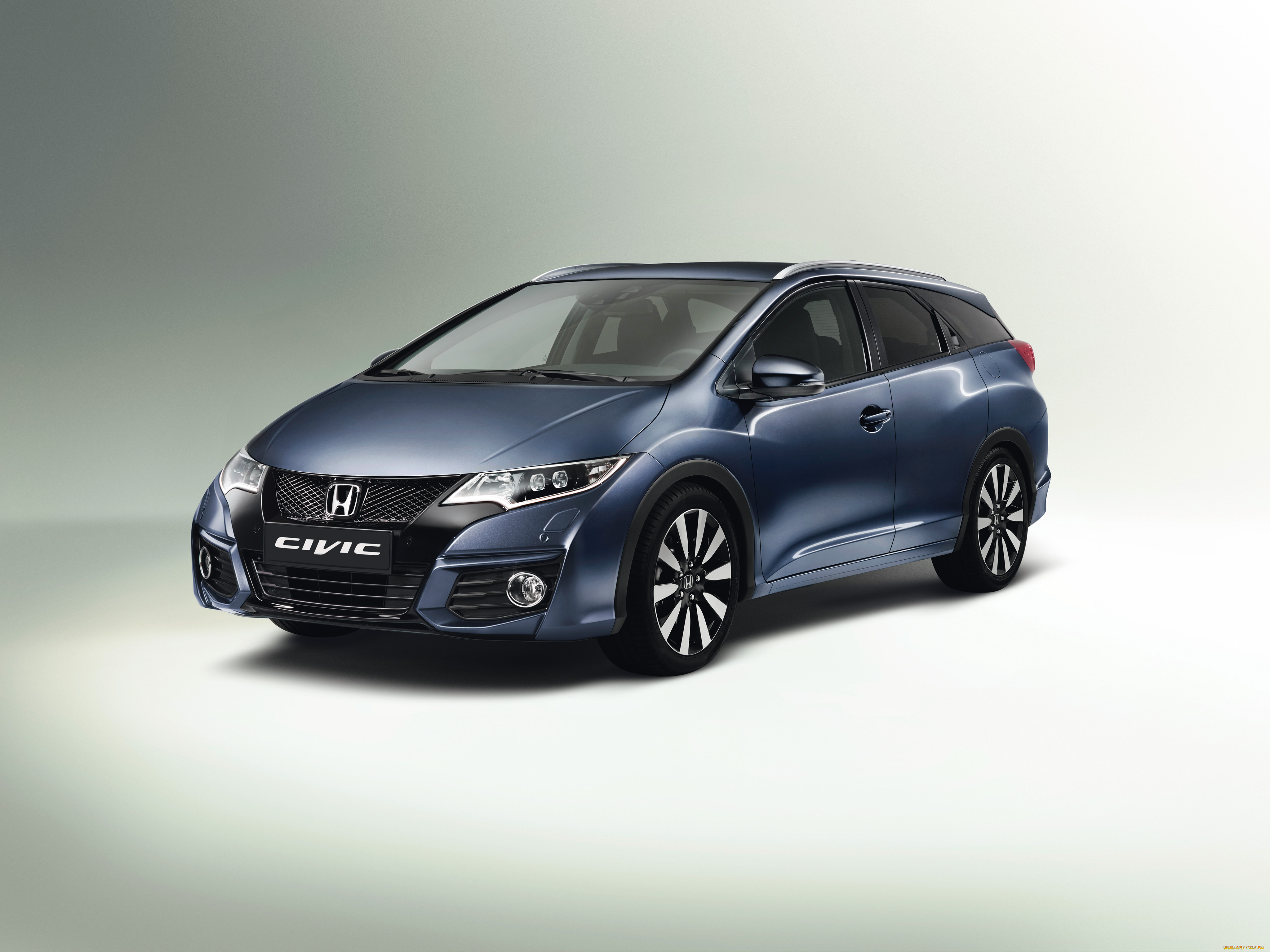 автомобили, honda, hatchback, civic, темный, 2014г