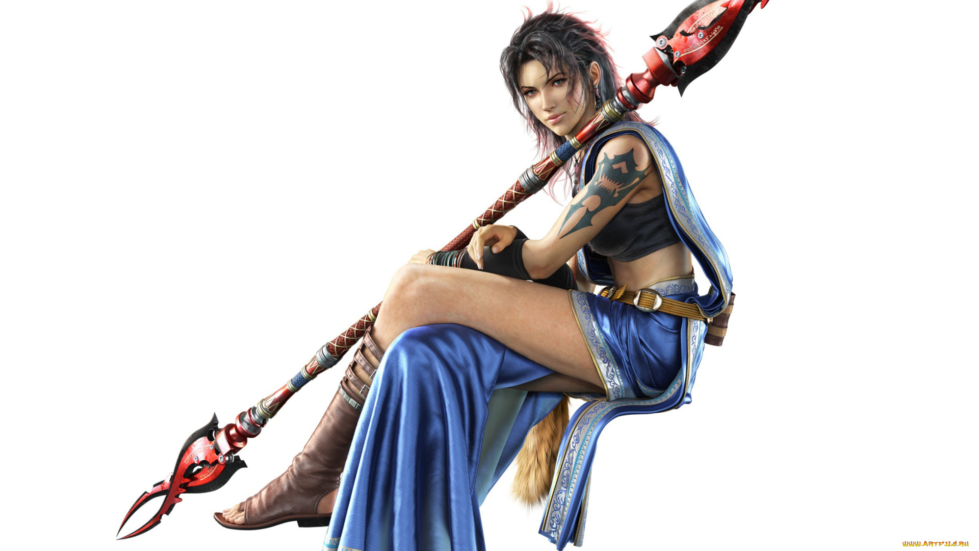 3д, графика, фантазия, , fantasy, тату, фон, взгляд, девушка