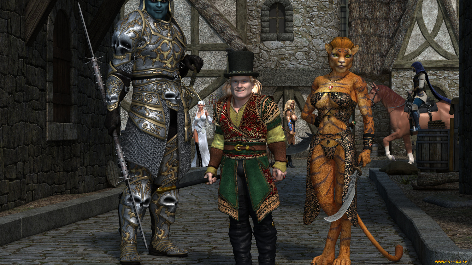 3д, графика, фантазия, , fantasy, троль