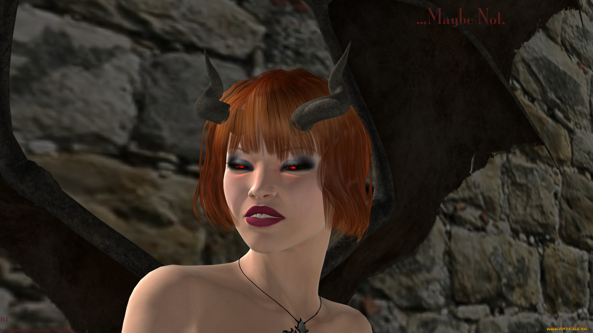 3д, графика, существа, , creatures, кастаника, взгляд, фон