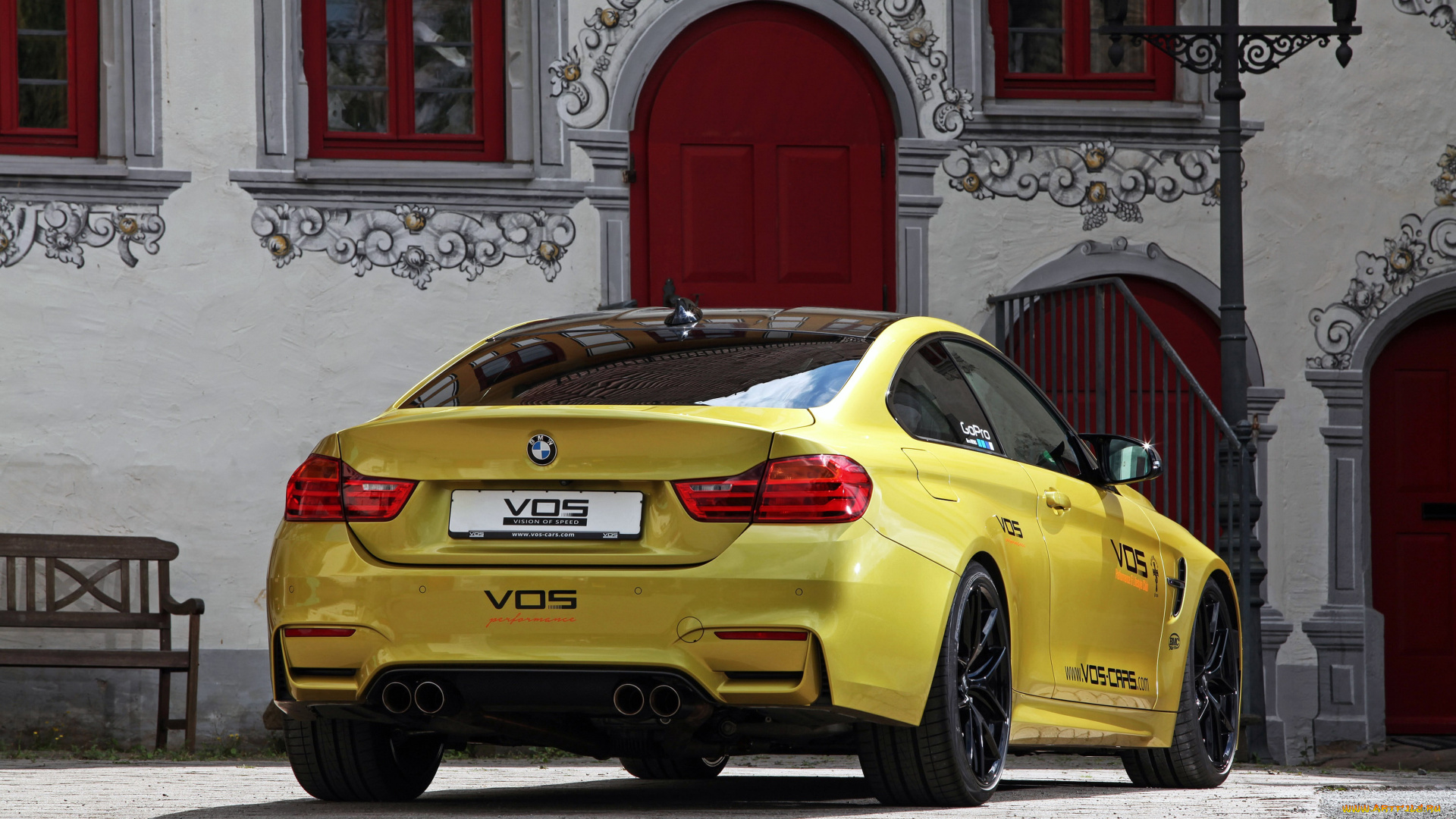 автомобили, bmw, vos, m4, coupе, f82, 2015г, желтый